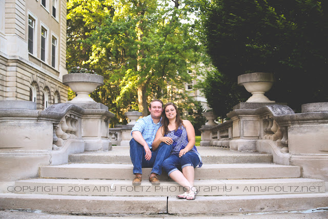 engagement session at St. Mary-of-the-Woods College