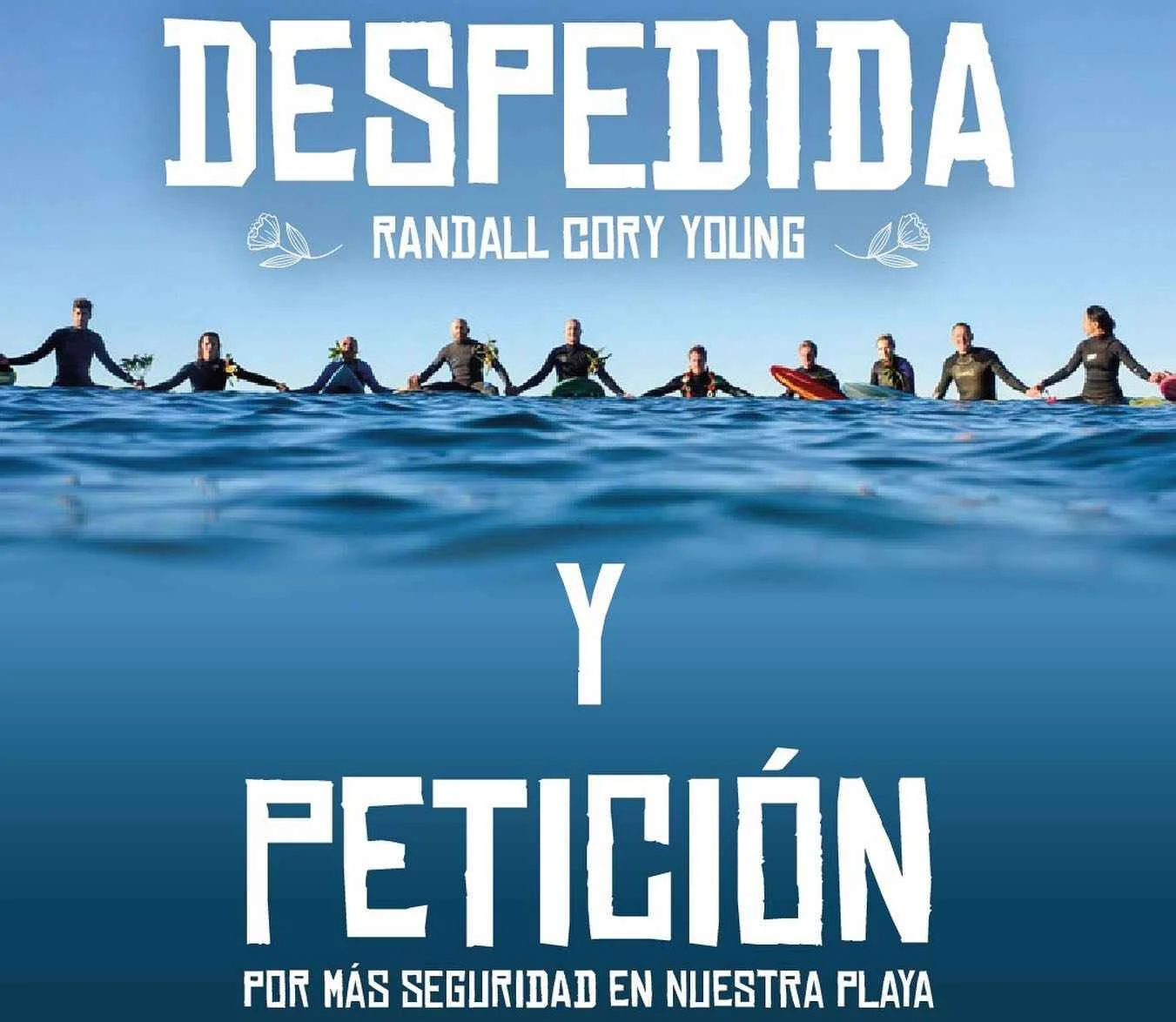 despedida surfista fallecido