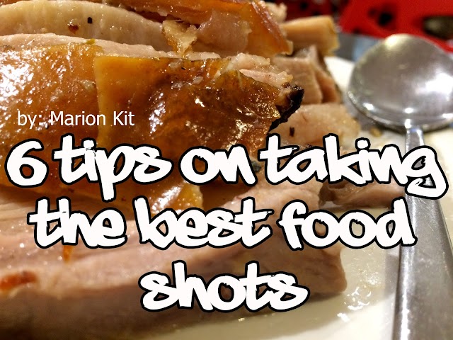 6 TIPS ON TAKING THE BEST FOOD SHOTS