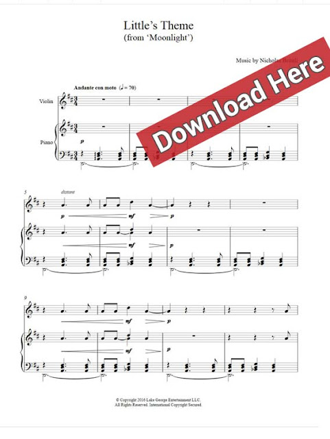 moonlight, nicholas britell, little's theme, sheet music, piano notes, violin, keyboard, guitar, voice, vocals, download, pdf, video