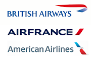 American Airways is the latest airline, this month, to launch a red swoosh . (ba af aa logos)