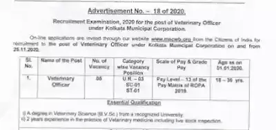 MSCWB Recruitment 2021