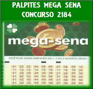 Mega sena 2184 palpites de grupos e jogos desdobrados