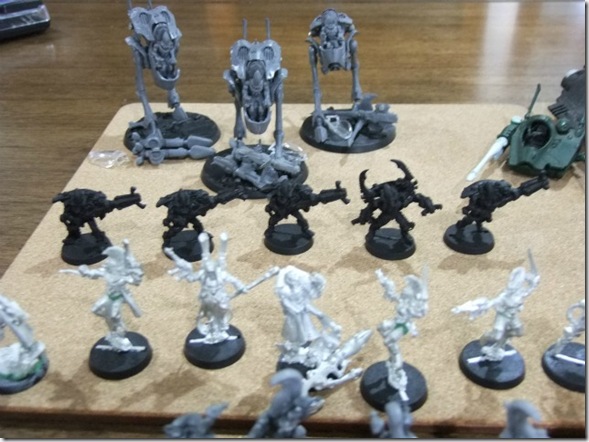 war walkers, harlequins warp spiders