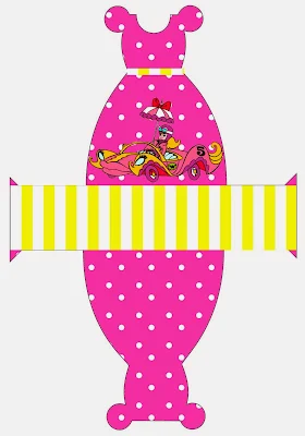 Penelope Pitstop Free Printable Dress Box.