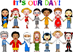 HAPPY 8th MARCH. CONGRATULATIONS TO ALL WOMEN!!