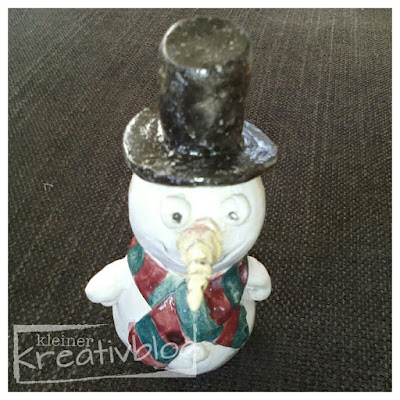 kleiner-kreativblog: Der Schneemann ist fertig!
