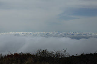 蔵王刈田岳から臨む雲海