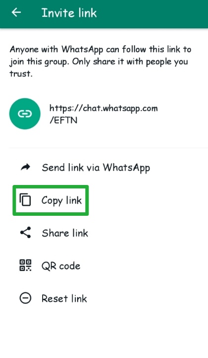 How to Create a Group Invitation Link on WhatsApp