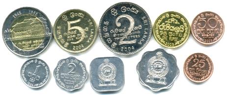 Heritage Tours In Sri Lanka: Sri Lankan rupees and coins