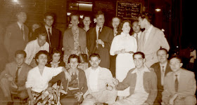 Jugadoras, organizadores y equipo arbitral del IV Campeonato de España de Ajedrez Femenino Valencia 1955