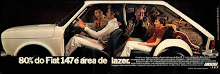 propaganda  Fiat 147 - 1977, Fiat ano 77, Fiat década de 70, carros anos 70, Oswaldo Hernandez,