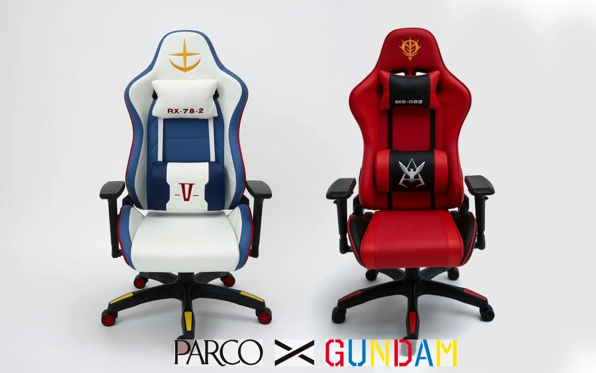 PARCO X GUNDAM Gaming Chairs Announced