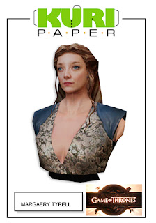 Kuri Paper - Busto Margaery Tyrell papercraft