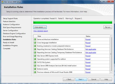 Panduan atau cara install sql server 2008 di windows 7