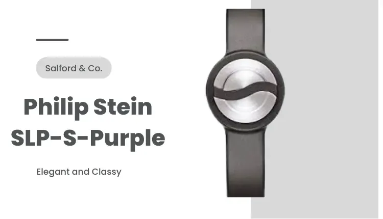 Picture of Philip Stein SLEEP-S-Purple bracelet with a white and gray background