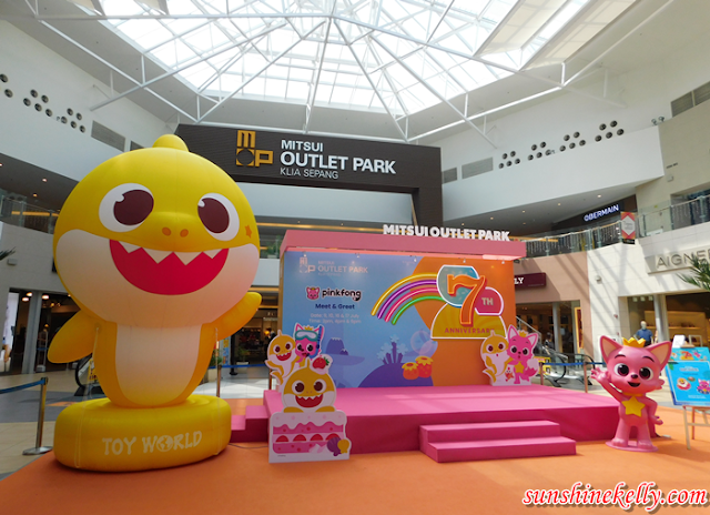 Mitsui Outlet Park KLIA Sepang 7th Anniversary, MOP KLIA, MOP KLIA 7th Anniversary, Pinkfong,  Baby Shark, Japan branded factory outlet, Lifestyle