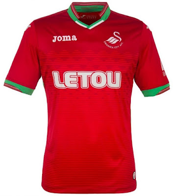 Jersey Tandang Swansea City Musim 2017/2018