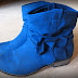 The Fight Against Blue Suede Ankle Boots