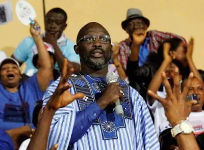 Liberia President elect and ex - international football star