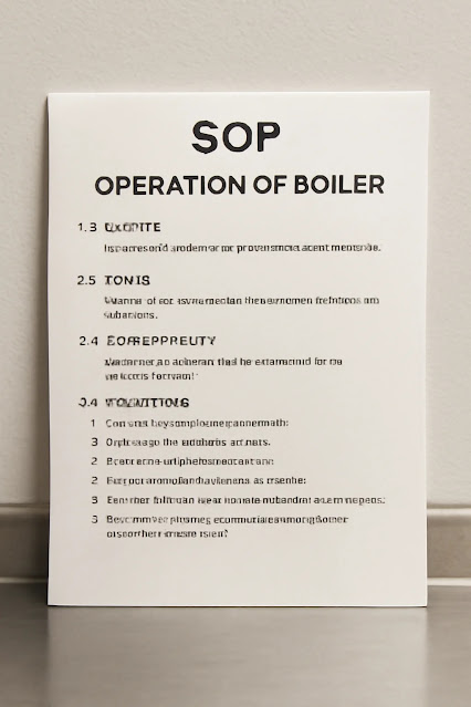 SOP for Operation of Boiler