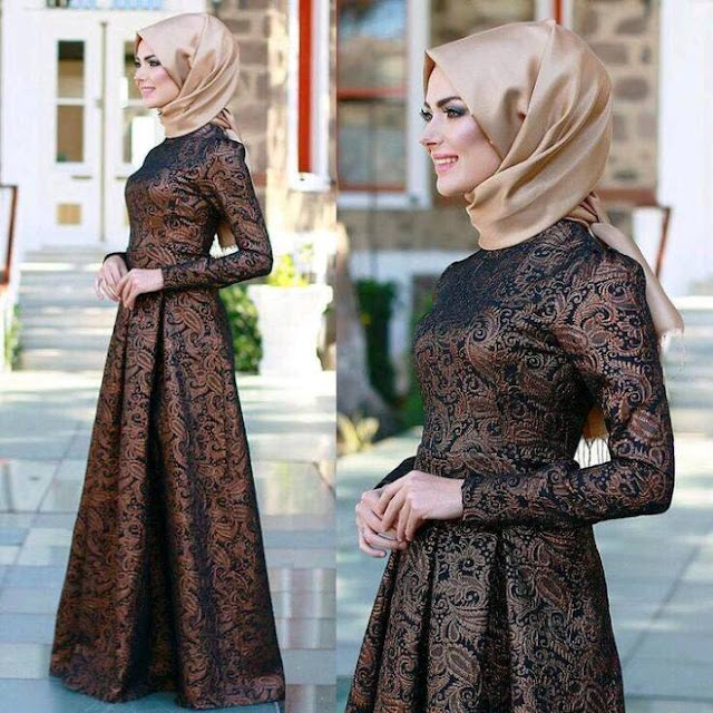 Inspirasi Gaun Muslimah Cantik dan Trendy 2001606