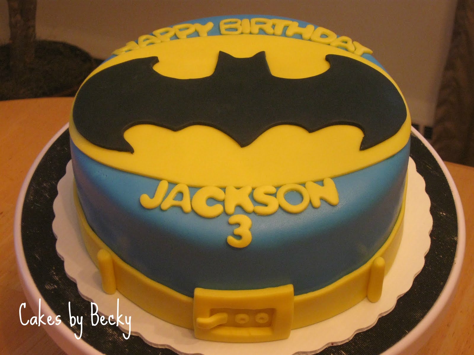 Cakes by Becky: Batman Birthday Cake