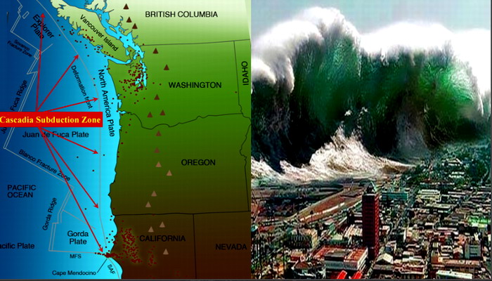 Οι επιστήμονες προβλέπουν ότι ένας σεισμός και τσουνάμι αναμένεται ανά πάσα στιγμή στη δυτική ακτή των ΗΠΑ.