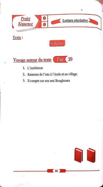 Résoudre des exercices de français pour la première année page 29