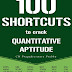 100 shortcuts to crack quantitative aptitude