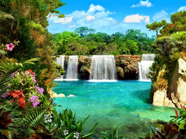 3D Living Waterfall Screensaver Free