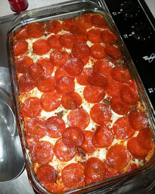 Mama's Pizza Casserole