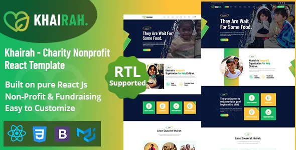 Best Charity Nonprofit React Template