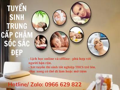 Tuyển sinh trung cấp ngành chăm sóc sắc đẹp tại Huyện Thống Nhất