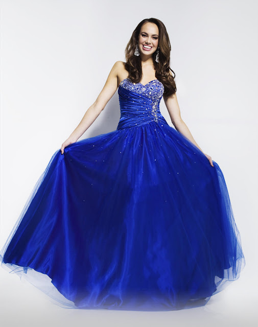 Blue prom dresses 