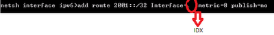 Adding Teredo Route manually to UAG 2010 routing table