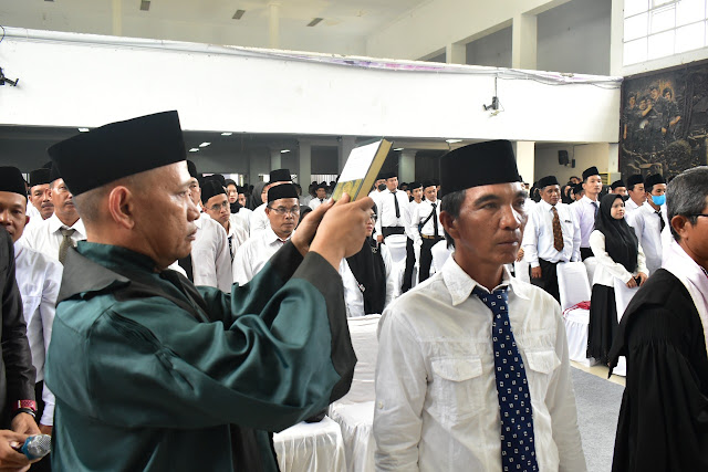 981 PPS di OKI Resmi Dilantik, Siap Sukseskan Pesta Demokrasi 2024 