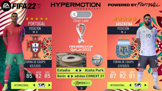  EL MEJOR FIFA 22 ANDROID MUNDIAL QATAR 2022, COPA LIBERTADORES, NUEVA INTERFAZ, FACES Y LIGAS ACTUA.