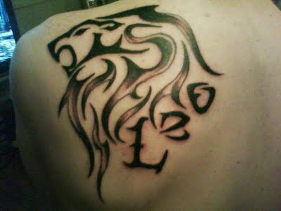 Lion Sign Leo Zodiac Tattoos