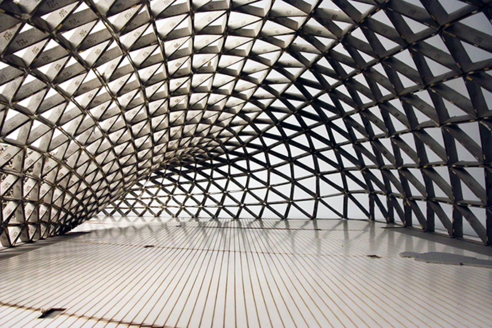 Sutd Library Gridshell Pavilion by City Form Lab