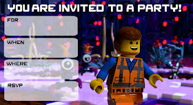 lego movie 2 the second part birthday invitations