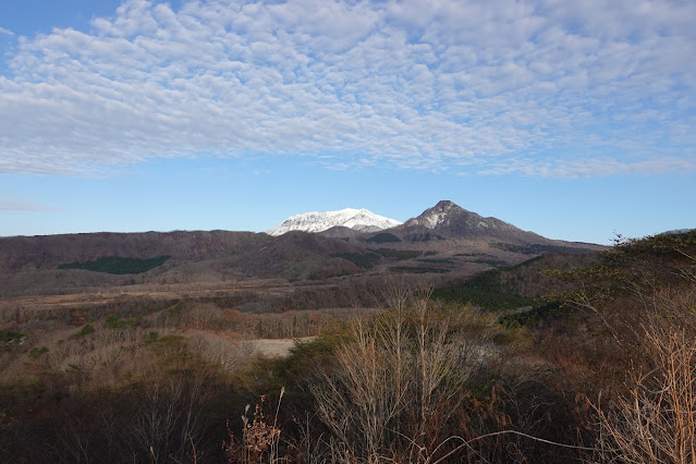 岡山県真庭市の蒜山下徳山 鬼女台展望休憩所からの眺望