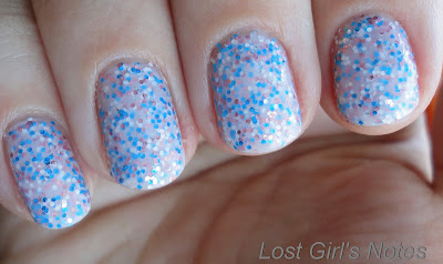 nails inc. sweets way sprinkles review and swatch