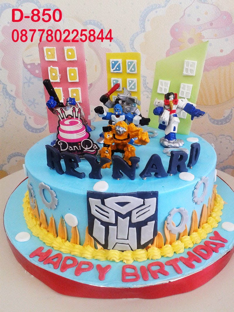 DaniQa Cake and Snack Kue Ulang Tahun Transformer