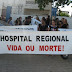 População faz manifestação pela melhora no atendimento no hospital Regional Wenceslau Lopes de Piancó