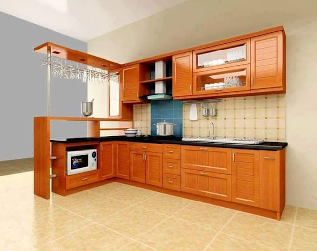 Gambar Contoh Desain Dapur Modern untuk Rumah Minimalis 