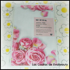 mascarilla facial tissú cosmética coreana con rosa de provenza marca MIZON en Notino