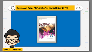 download ebook pdf  buku digital al-qur'an hadis kelas 9 mts