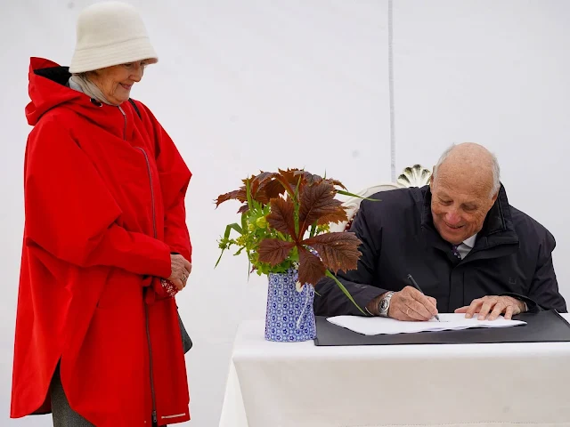 King and Queen visited Nordland as part of the royal tour made traditionally with the Royal Yacht