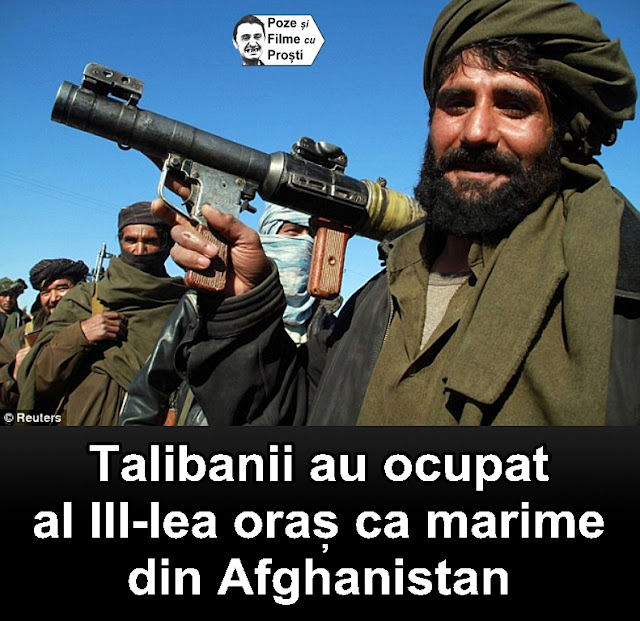 Al 3-lea oras ca marime din Afghanistan, Kunduz, a fost cucerit de talibani